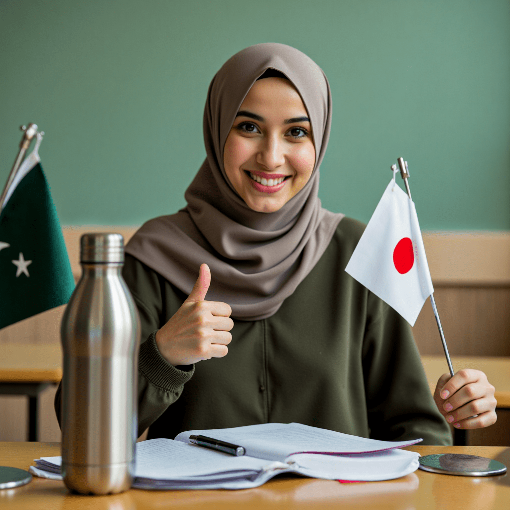 Pakistani Female Student in Japan